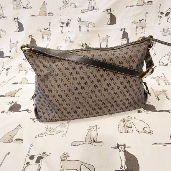 Dooney & Bourke Brown Monogram Bag - Picture 8 of 14